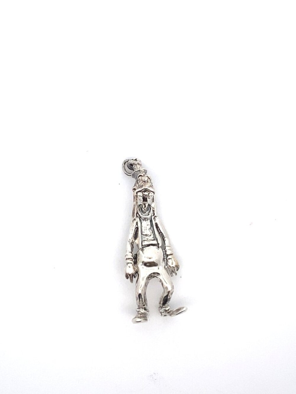 Sterling Silver Disney Goofy Pendant